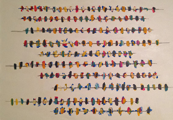 El tren de los desconocidos, abstract, painting, pintura, expresionismo, expresionism, ecuatoriano, ecuadorian, juan francisco gonzalez